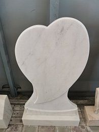 Саяногорский мрамор фигурный "Сердце"